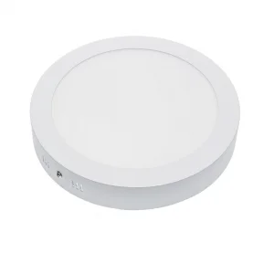 Panou LED Rotund Aplicat 12W 960lm Lumină Caldă 2800K Optonica