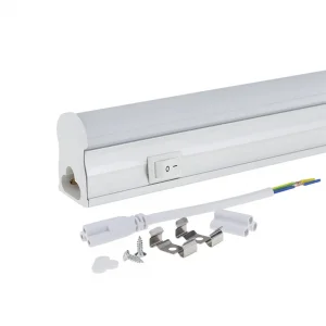 Tub LED T5 31cm 4W Lumină Rece 6000K cu Întrerupător