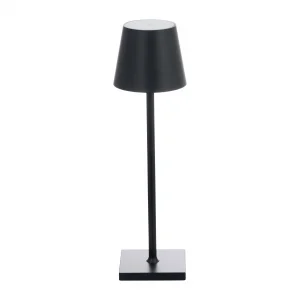 Lampă LED de Masă 2.5W Reglabilă CCT Dimabilă Neagră cu Baterie
