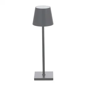 Lampă LED de Birou 2.5W Reîncărcabilă CCT Dimabilă Gri Optonica
