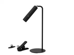 Lampă LED de Birou Wireless 3W 4000K Reîncărcabilă Neagră Optonica