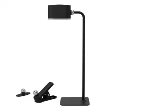 Lampă LED de Masă Wireless 3W CCT Reîncărcabilă Neagră Optonica