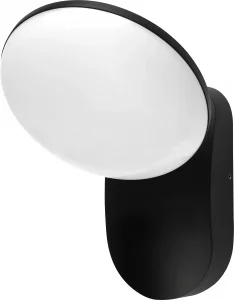 Aplică LED Perete 12W Aluminiu Negru 3000K IP54 Optonica