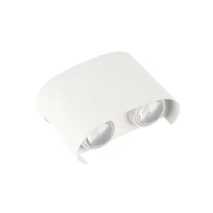 Aplică LED Perete 4W Lumină Caldă 3000K Alb IP65 Optonica