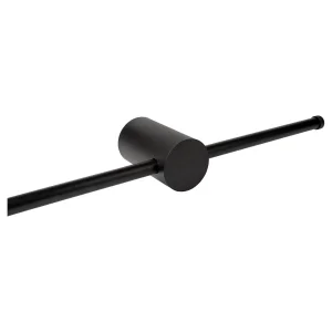 Aplică LED 16W 1120lm Lumină Caldă 3000K Neagră 80cm Optonica