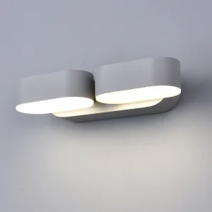 Aplică LED Perete 12W Rotabilă 1320lm Lumină Neutră 4000K Gri Optonica