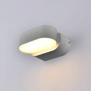 Aplică LED Perete 6W Rotabilă Optonica Gri 4000K Lumină Neutră