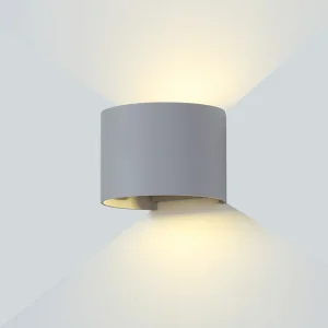 Aplică LED Perete 6W 660lm Lumină Neutră 4000K Gri Optonica