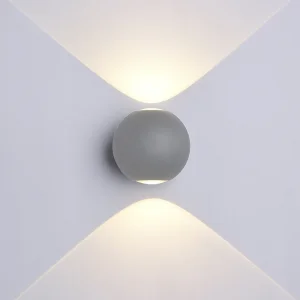 Aplică LED Perete Rotundă 6W 3000K Gri Optonica