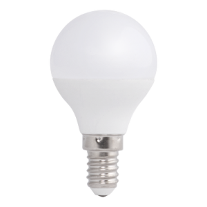 Bec LED glob, 5W, E14, 4000K, 220-240V AC (Cantitate minima comanda: 10 buc.)