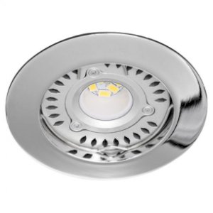 Rama incastrabila pentru spot, fixa, corp cromat, MR16