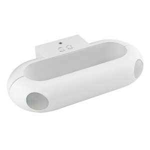 Lampa LED de perete cu senzor PIR, alba, 18W, 4000K, 220-240V AC, IP65