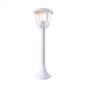 Stâlp Grădină LED 60cm Alb Mat E27 Max 60W IP44 Optonica