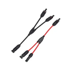 Conector MC4 Y Branch 1 la 2 cu Cablu 0.3m Optonica