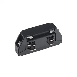Conector Drept Mini pentru Șină 4 Fire Negru Optonica OT1-B4
