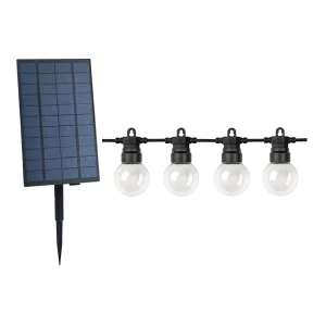 Ghirlandă Solară Exterior G50 10m 20 Becuri Lumină Caldă 2700K Optonica