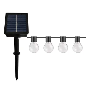 Ghirlandă Solară Exterior G50 7m 20 Becuri Lumină Caldă 2700K Optonica