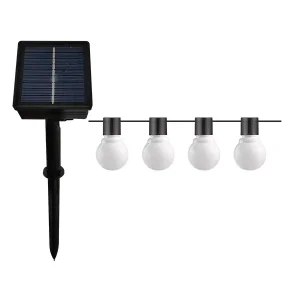 Ghirlandă Solară Exterior G50 7m 20 Becuri Lumină Caldă 2700K Optonica
