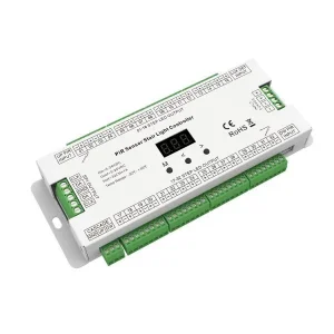 Controler LED Scări cu Senzor PIR 32 Canale 5-24V DC Optonica