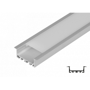PROFIL ALUMINIU PENTRU BENZI LED LAT/ADANC 2m