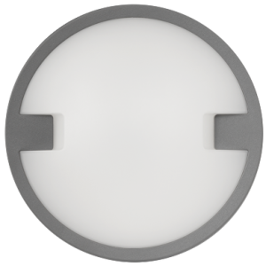 Plafoniera LED, rezistenta la apa, rotunda, 12W, gri, 4000K, IP65
