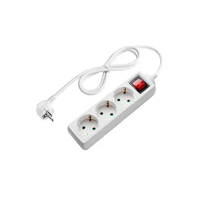 Prelungitor 3 Prize + Buton ON/OFF 3500W Optonica