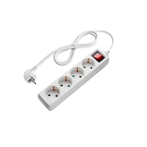 Prelungitor 4 Prize + Buton ON/OFF 3500W Optonica