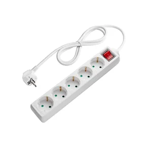 Prelungitor 5 Prize Schuko 16A cu Buton ON/OFF 1.5m Optonica