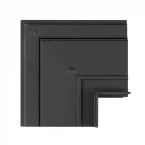 Conector Unghi Concav R35-A pentru Șină Magnetică M35 Negru Optonica