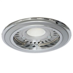 Rama incastrabila pentru spot, fixa, corp crom perlat/nichel, MR16