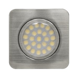 SPOT LED INCASTRABIL, patrat, SMD2835, 3W, 12VDC, 4200K, lumina neutra, IP44