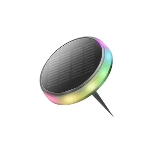 Lampă Solară Grădină RGB 0.6W Optonica cu Schimbare Culoare