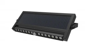 Aplică LED Solară 5W 1000lm Lumină Rece 6000K cu Senzor PIR Optonica