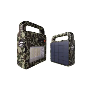 Lampă LED Solară Portabilă cu Boxa Bluetooth 3.5W Camouflage Optonica