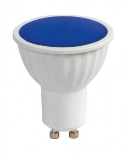 Spot LED, 5W, GU10, 220-240V AC, lumina albastra
