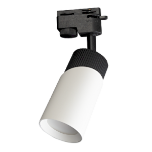 Spot sina, 2 fire, GU10, 220-240V AC, IP20, negru & alb