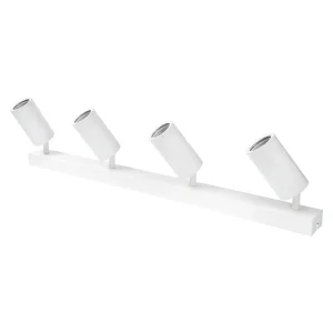 Spot LED pe Șină 4 Capete GU10/MR16 Alb Reglabil 720mm OT1-A6