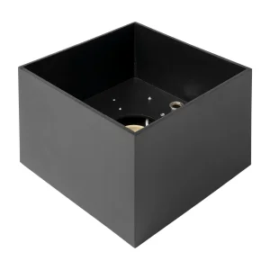 Corp Spot LED Negru GU10 Pătrat Orientabil Optonica