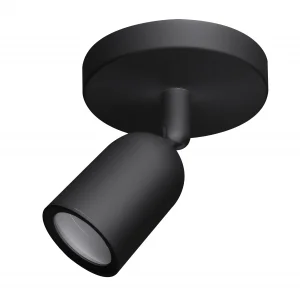 Corp Spot LED Plastic GU10 Negru Orientabil 10W Interior