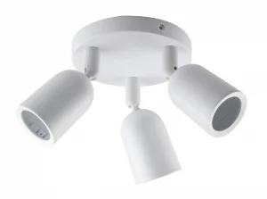 Corp Spot LED Triplu 3xGU10 Plastic Alb Orientabil Interior