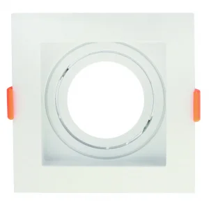 Corp Spot LED Pătrat Alb GU10 35W Reglabil Interior 2050