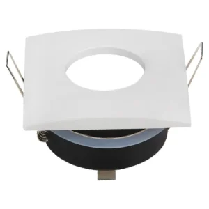 Corp Spot LED Pătrat Aluminiu GU10 Max 35W IP65 Alb
