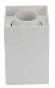 Corp Spot LED Pătrat Plastic Alb GU10 10W Orientabil Interior
