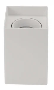 Corp Spot LED Pătrat Plastic Alb GU10 Max 10W Interior