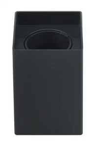 Corp Spot LED Pătrat Plastic GU10 Max 10W Negru