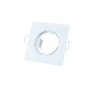 Inel Pătrat Fix GU5.3 82x82mm Set 2 Buc Optonica