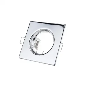 Inel Pătrat Fix GU5.3 82x82mm 2 Bucăți Optonica