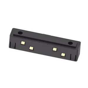 Conector Drept pentru Șină Magnetică M35/M20 Negru Optonica