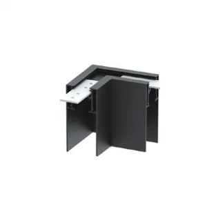 Colț Aplicat pentru Șină Magnetică M35/M20 80mm Negru Optonica