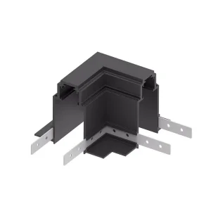 Conector de Colț pentru Șină Magnetică M35 100mm Negru Optonica